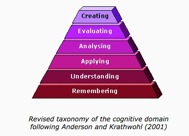 Figure 6: Cognitive domain Image: © Atherton J S (2013) CC-NC-ND