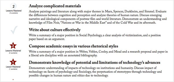  Example transcript from Northern Arizona University