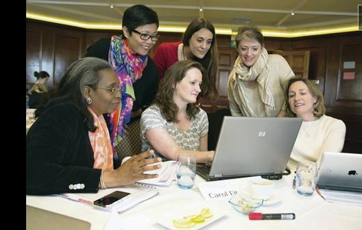 Bank of America’s Vital Voices program links women executives of small and medium sized enterprises from around the world